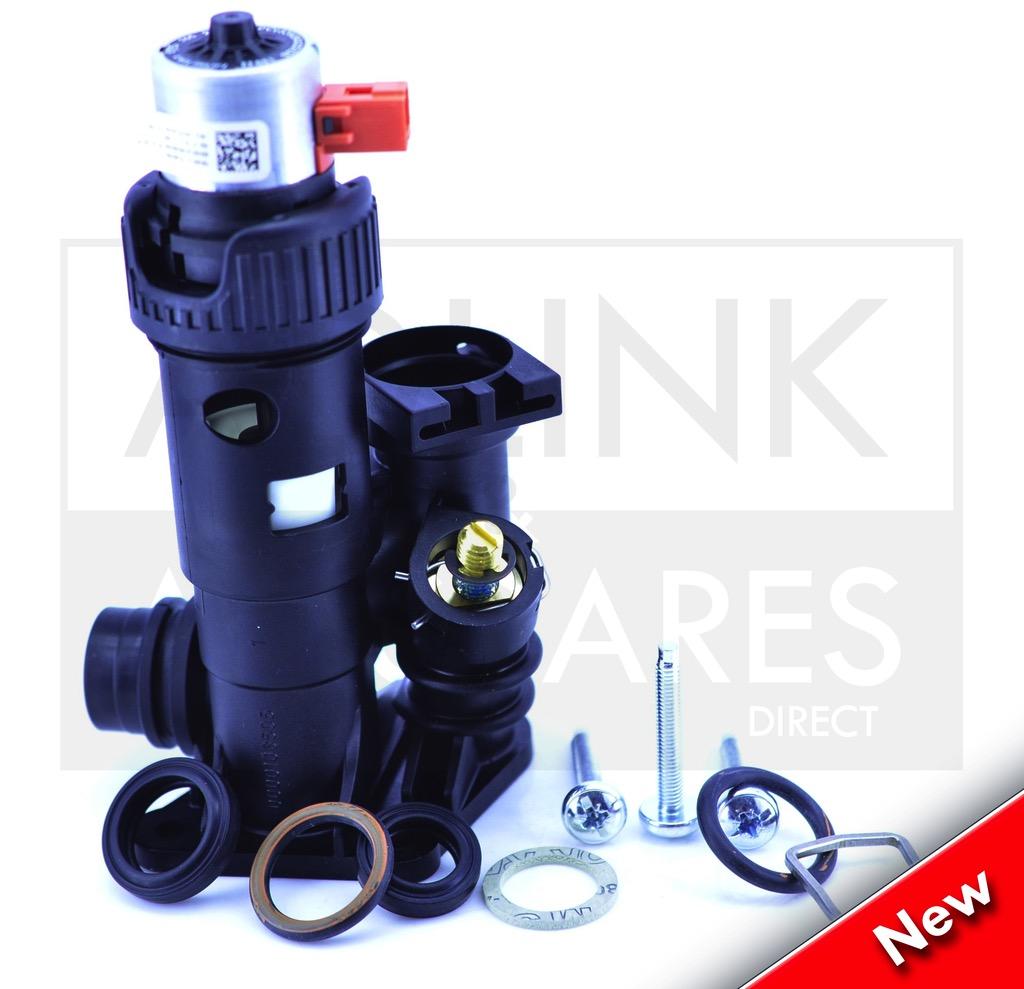 VAILLANT ECOTEC PLUS 824 VUW 246/55 R2 THREE WAY VALVE ( PLASTIC