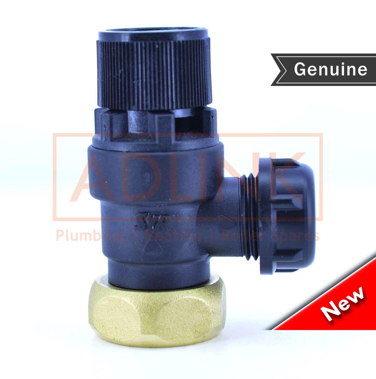 MAIN UNVENTED CYLINDER 6 BAR COMPLETE PRESSURE RELIF VALVE (P.R.V.) 95607030