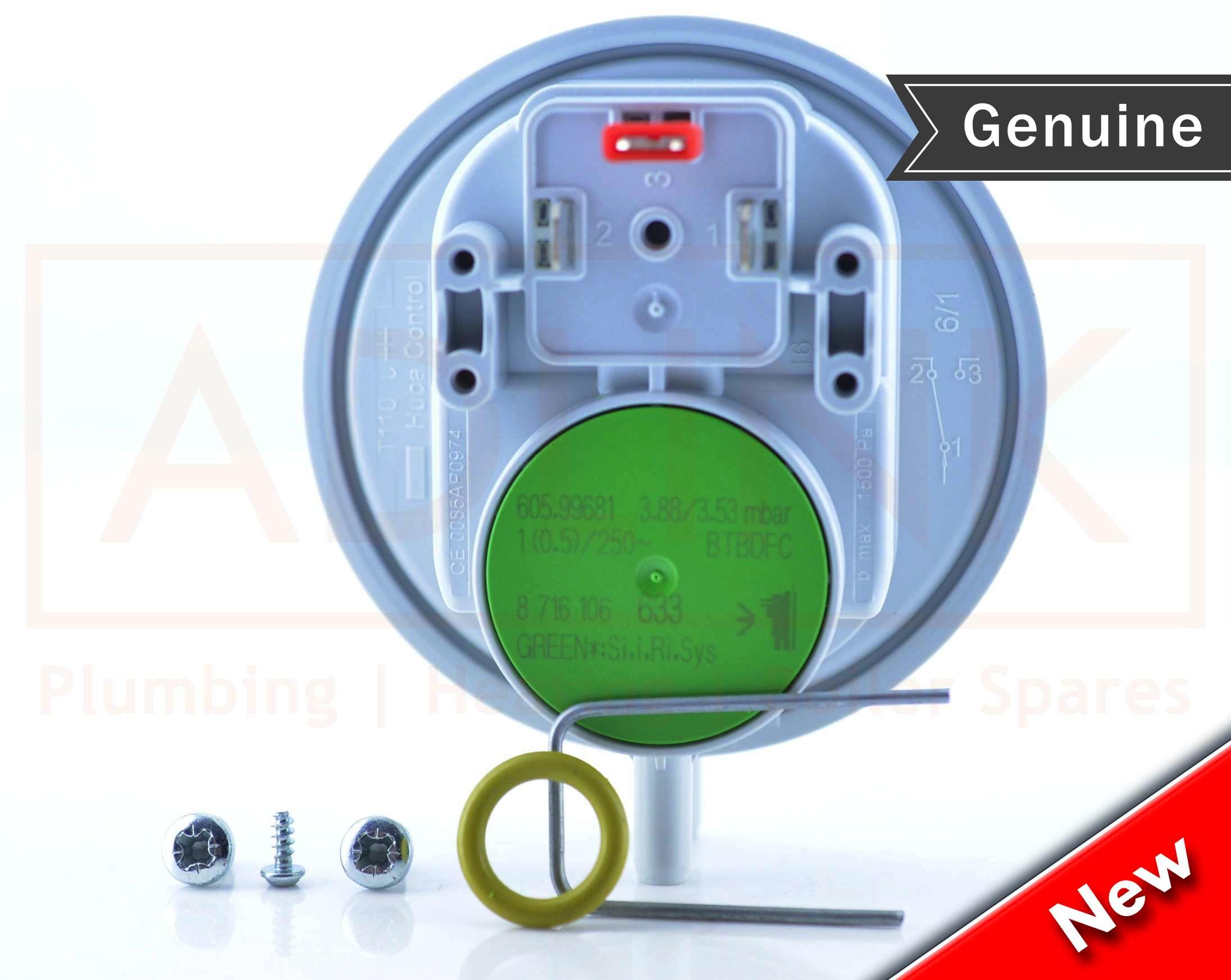 WORCESTER GREENSTAR 25 Si & 30 Si BOILER AIR PRESSURE SWITCH 87161066330