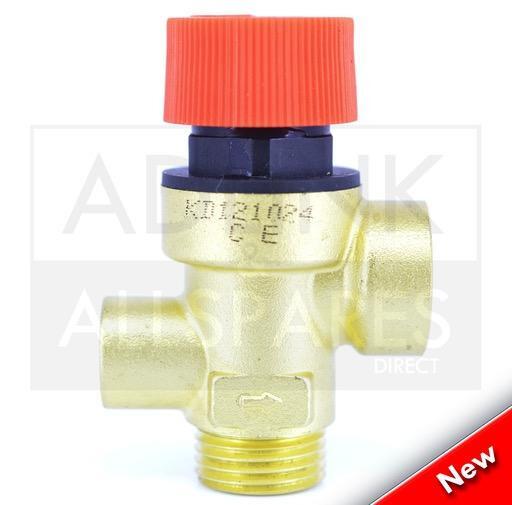 Vaillant 190728 Pressure Relief Valve (Same as MXF with Bypass)