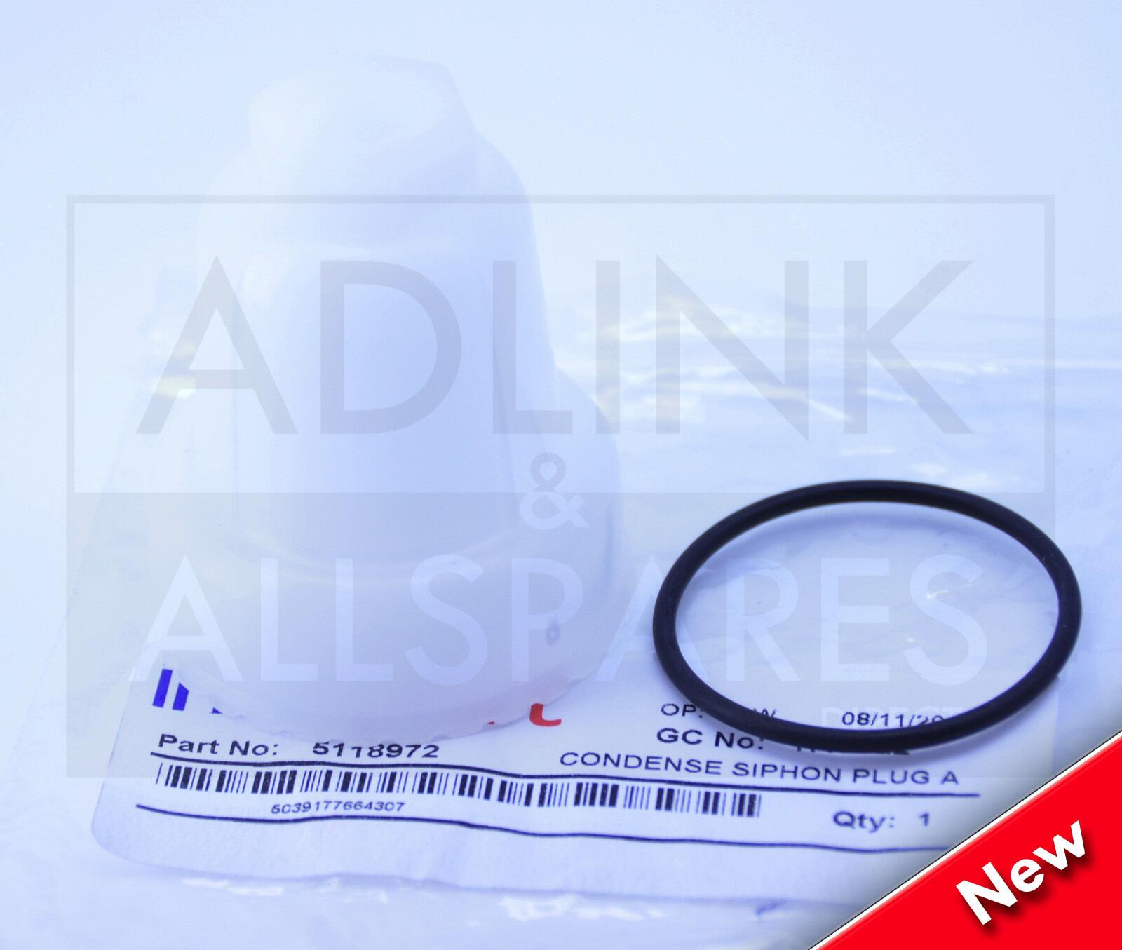 Baxi 5118972 Condense Trap Plug Assembly Was 5114754