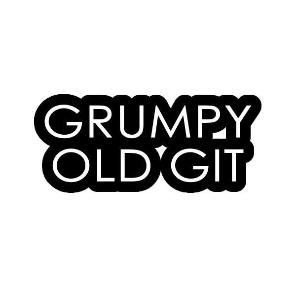 Grumpy Old Git Decal Sticker