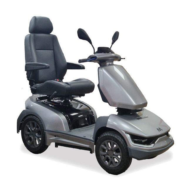 Xcursion Metallic Grey Road-Going Mobility Scooter