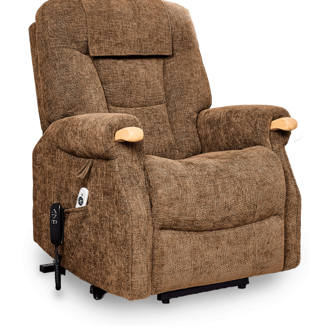 Calgary Wall Hugger Chocolate Riser Recliner