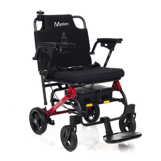 Electron Red Folding Powerchair