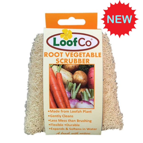 ROOT, VEGETABLE, VEG, SCRUBBER, LOOFAH, LOOFCO,