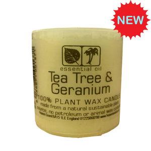 TEA, TREE, GERANIUM, CANDLE, WAX, PLANT, NATURAL,