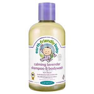 Natural lavender baby body wash and shampoo earth friendly