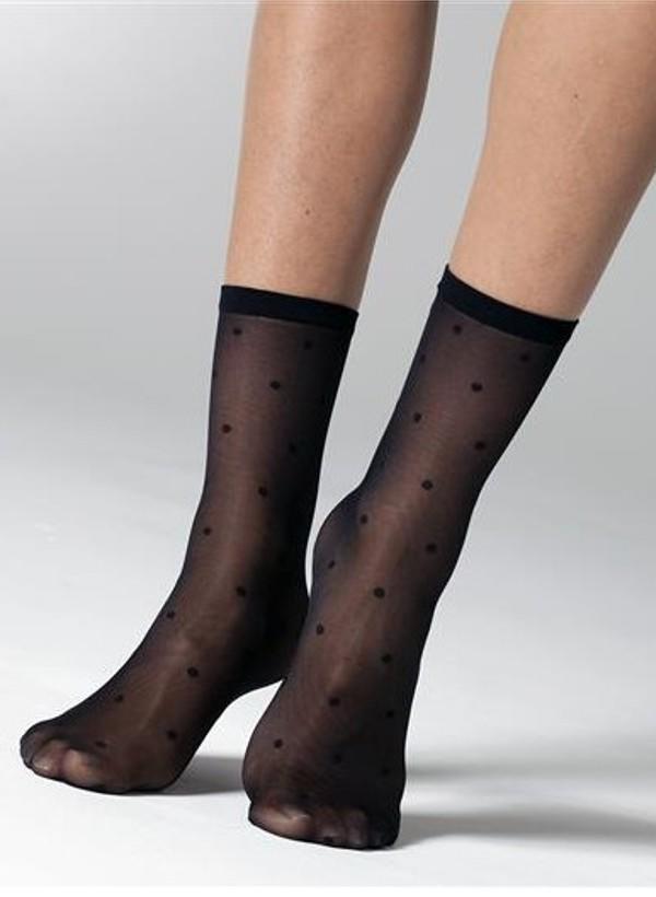 Gabriella Puntina Women's Polka Dot Patterned Knee High Socks 