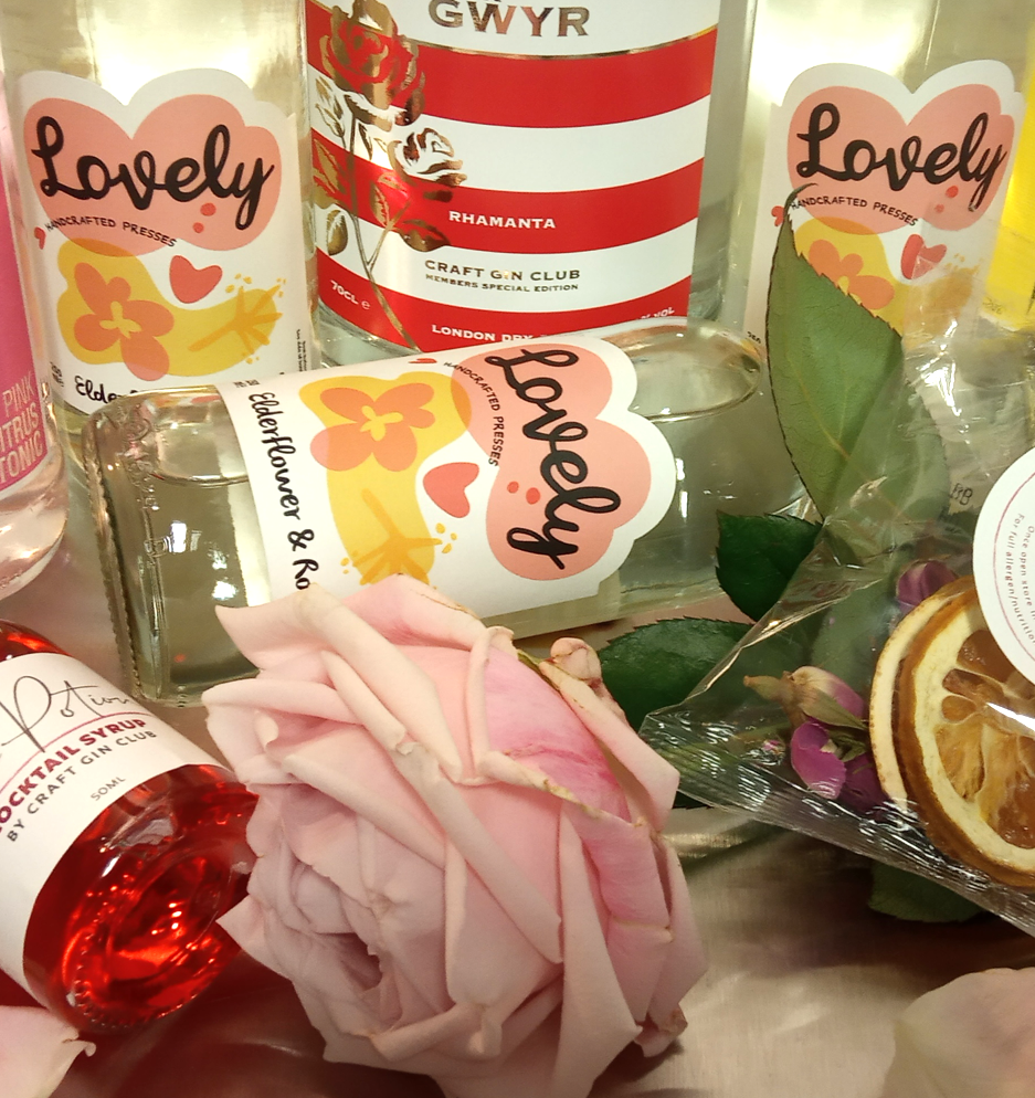 Lovely Elderflower & Rose in the February Craft Gin box!