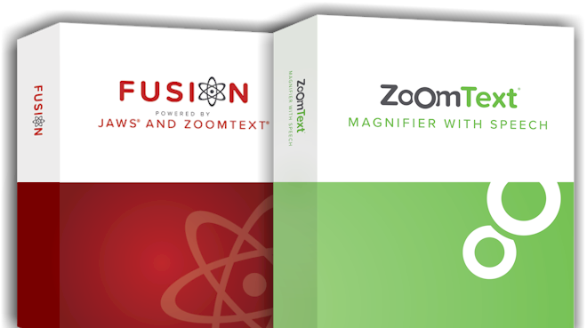 zoomtext and fusion boxes