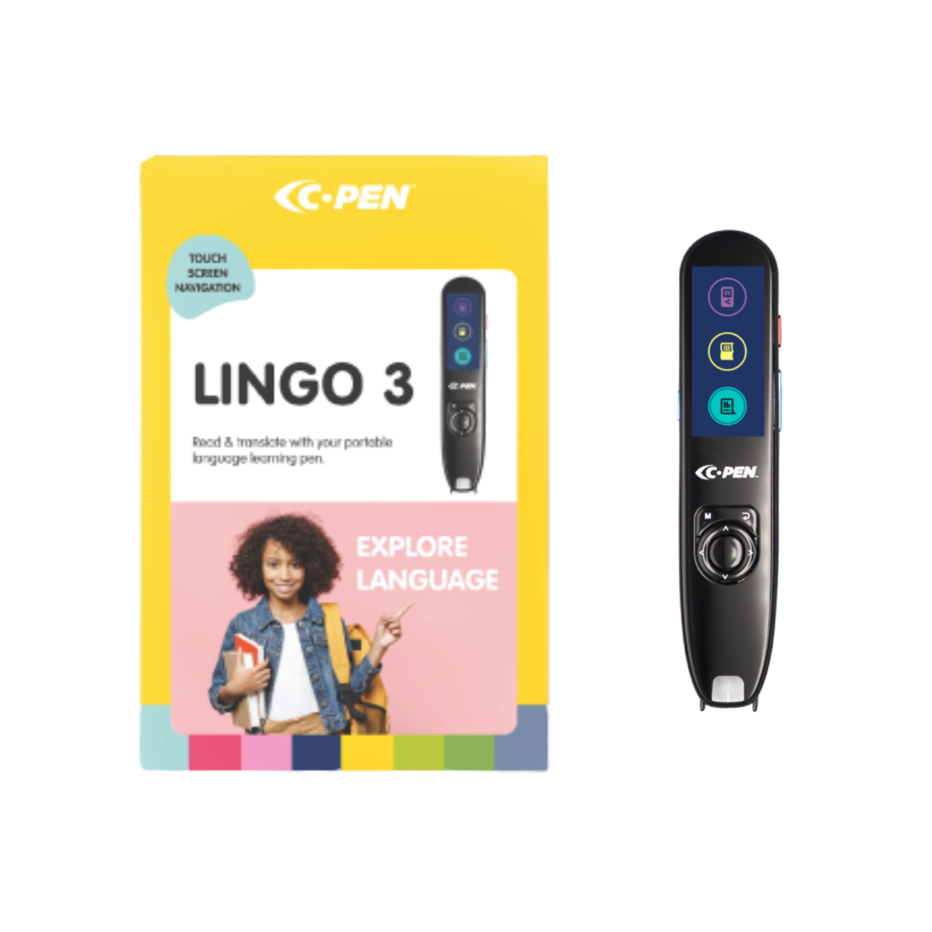 C-Pen Lingo alongside its box
