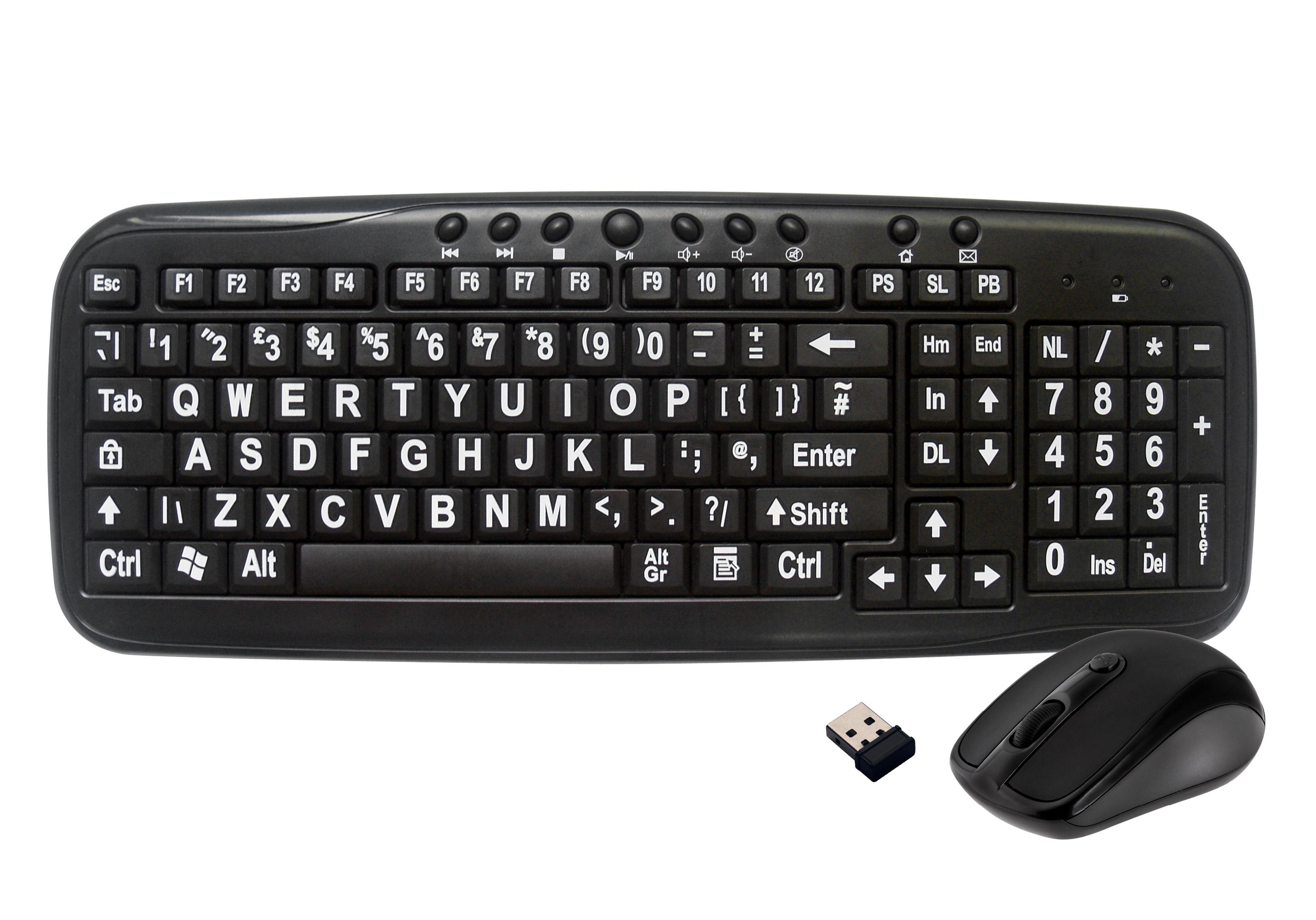 VTKeys Wireless Keyboard and Mouse