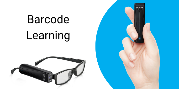 barcode learning with your orcam