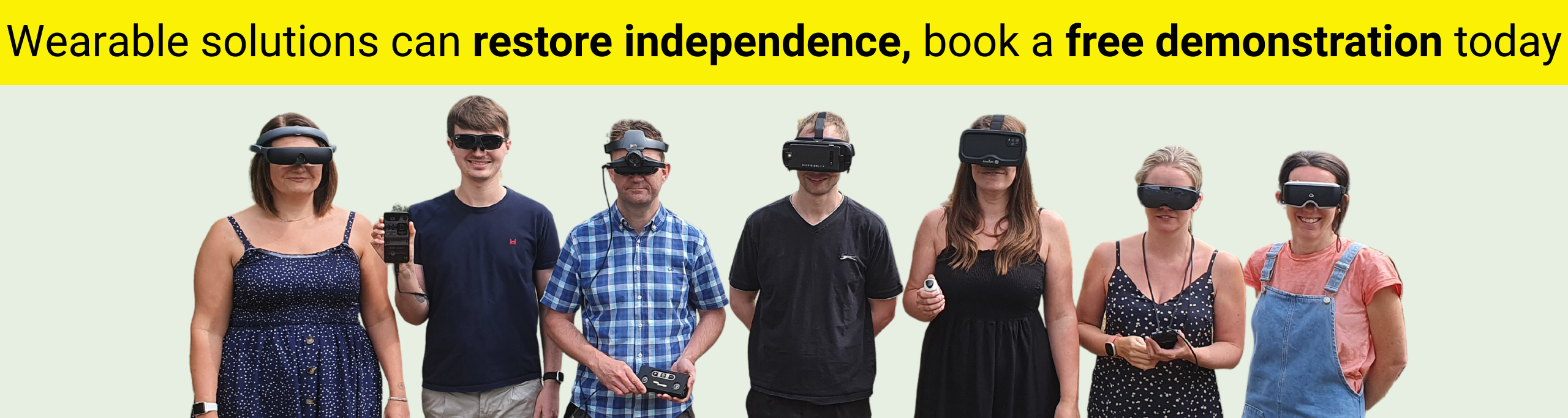 Wearable solutions can restore independence book a free demonstration today