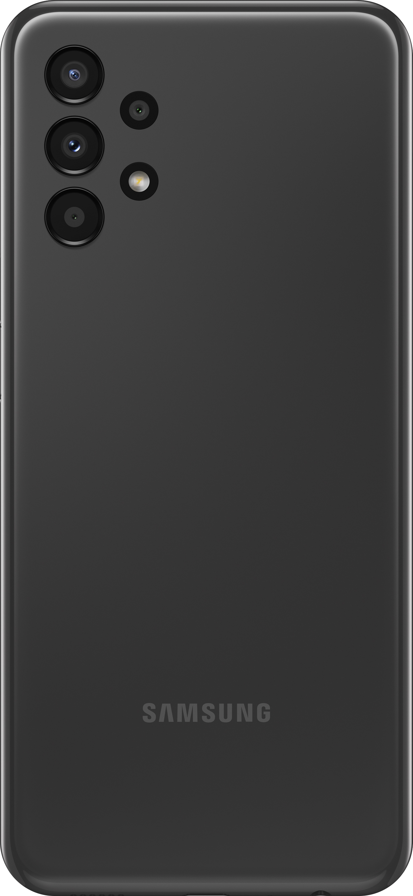 Rear view of A13 phone