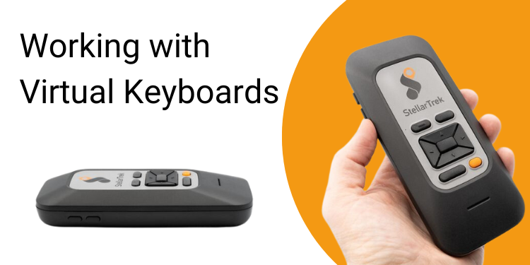 working with visual keyboards