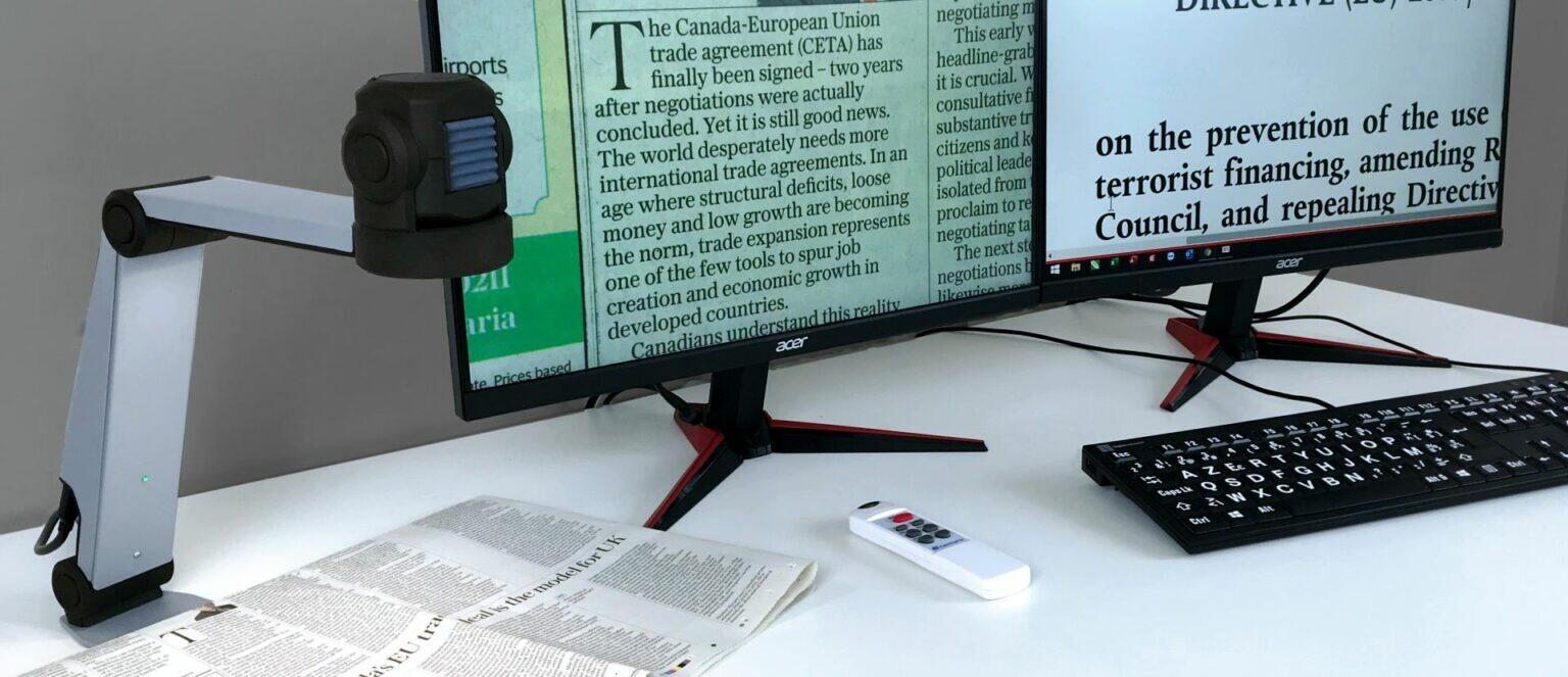zoomcam connected to dual screens