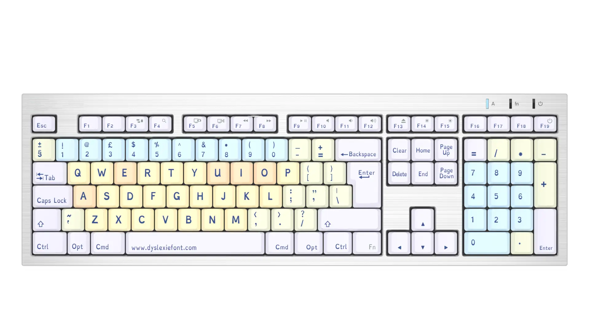 VTKeys Dyslexia Mac Keyboard