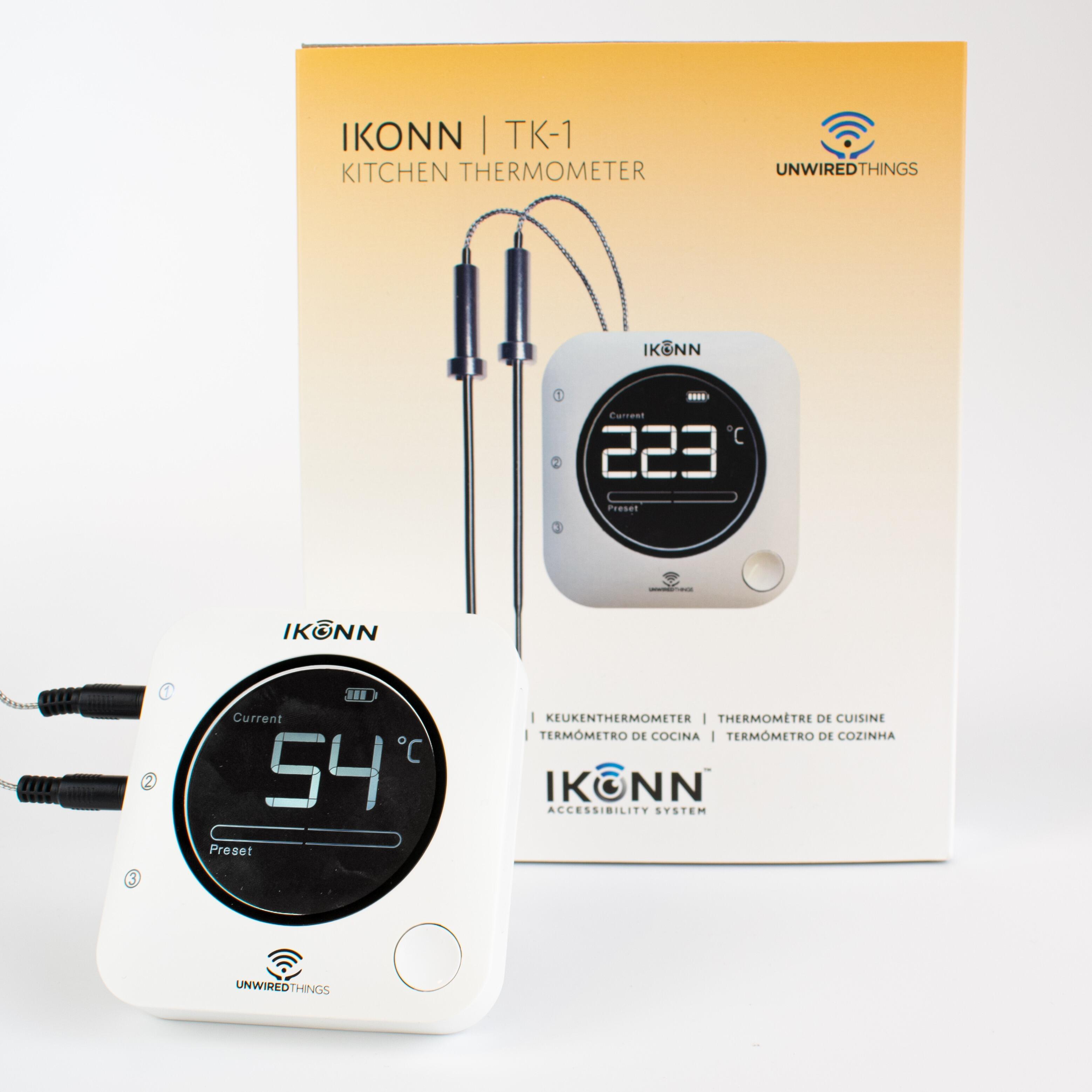 IKONN Kitchen Thermometer next to its box