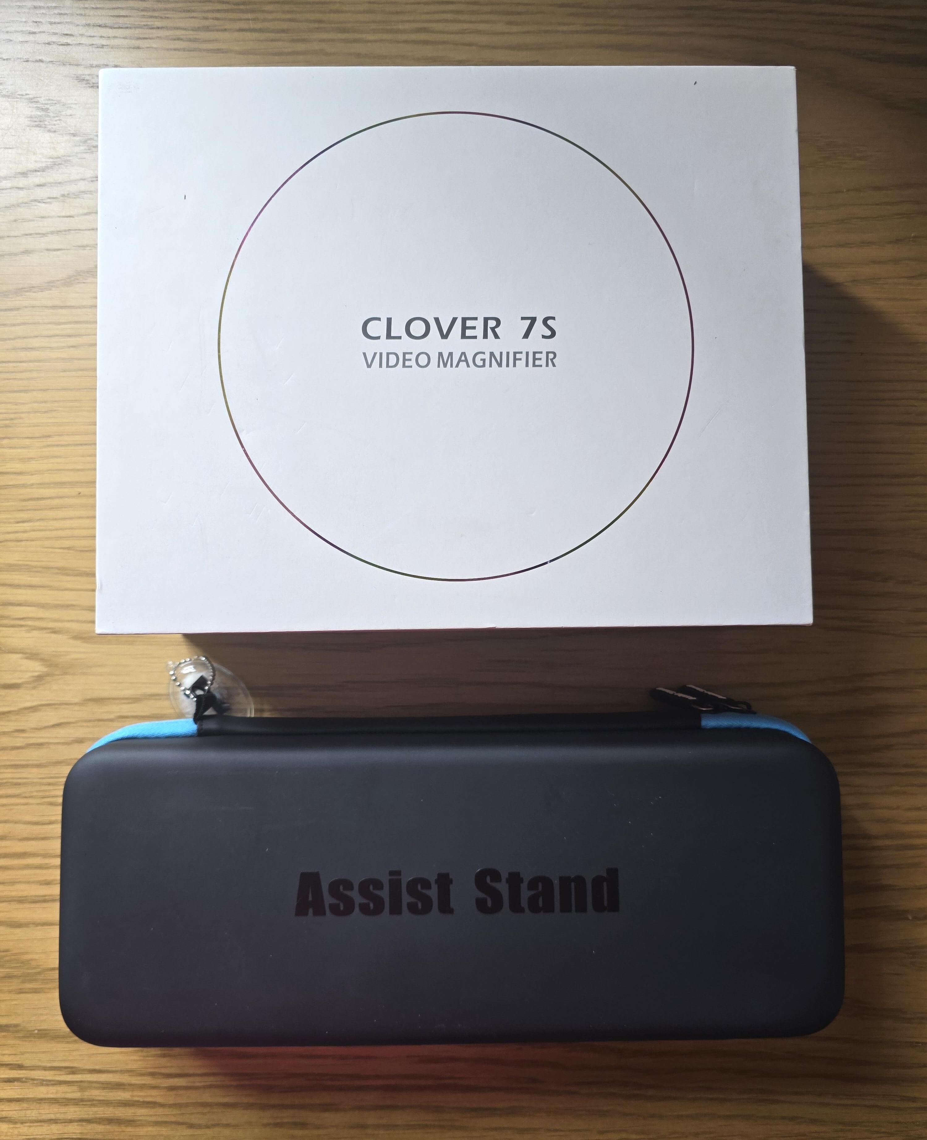 Secondhand Clover 7S HD with Stand in their box and case