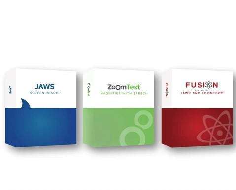 JAWS, Zoomtext and Fusion boxes