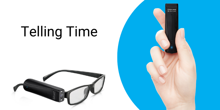 telling time with your orcam