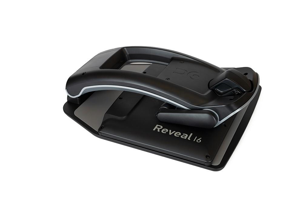 The Reveal 16 Full HD digital magnifier folded for storage