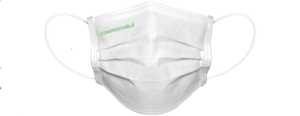 COMPMASK - Compostable Face Masks | Biodegradable Face Masks | General Use Day to Day - Pack of 50 - COMPMASK