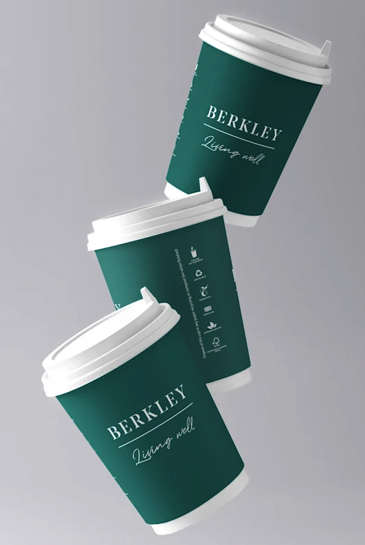 1000 x 12oz DW Cups - Berkley Living Coffee Project - 1