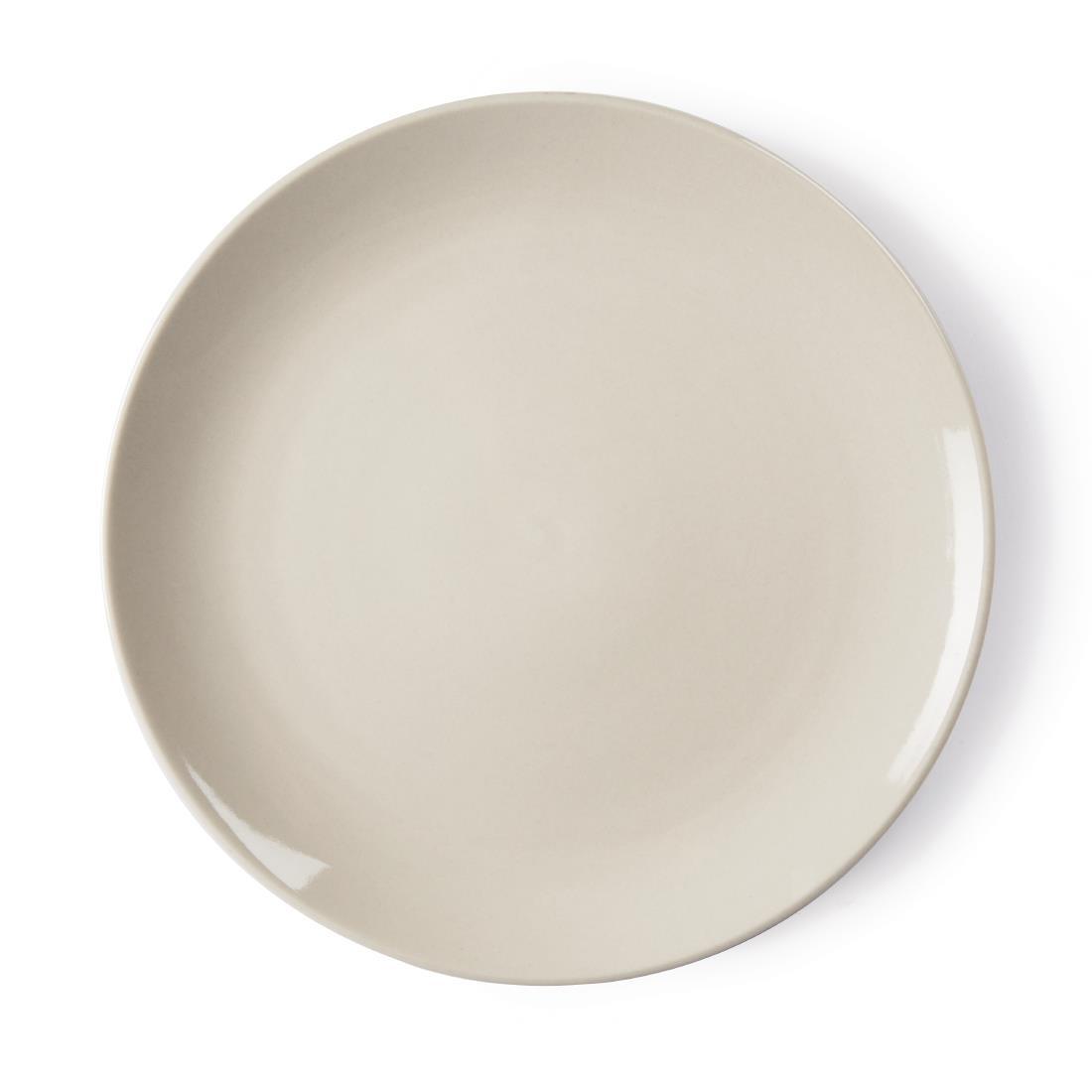 Olympia Ivory Round Coupe Plates 255mm (Pack of 12) - U134  - 3