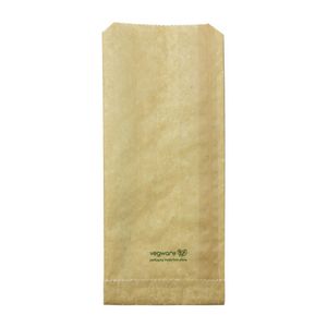 Vegware Compostable Therma Paper Hot Food Bags 292 x 127mm (Pack of 500) - FC898  - 1