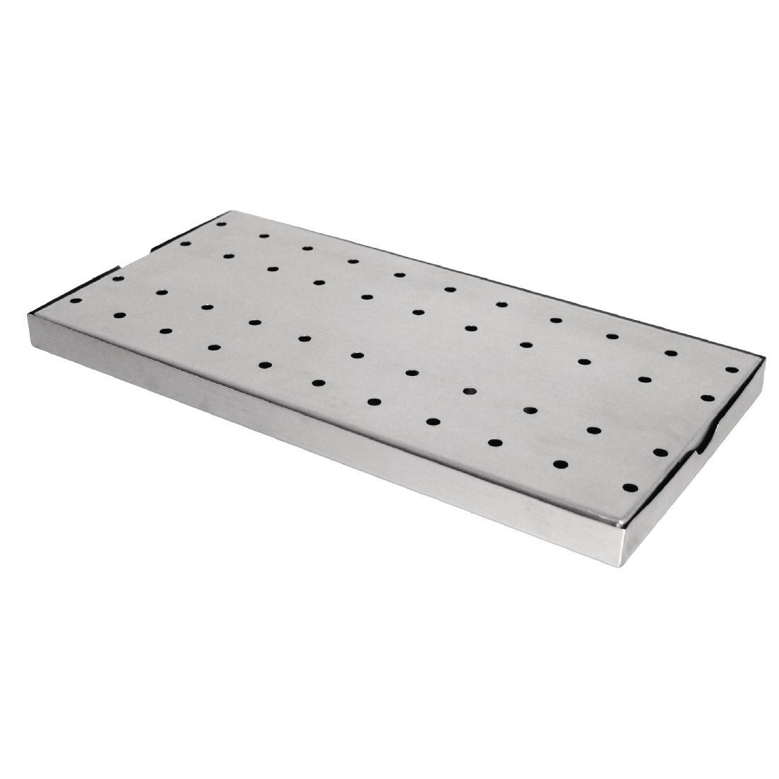 Olympia Stainless Steel Drip Tray 400 x 200mm - DM219  - 1