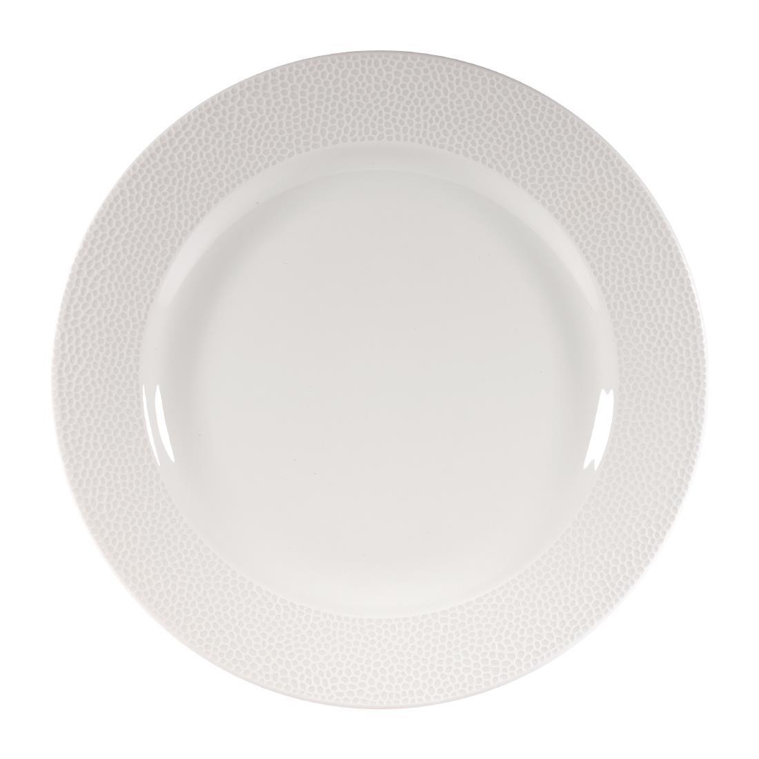 Churchill Isla Footed Plate White 276mm (Pack of 12) - DY832  - 1