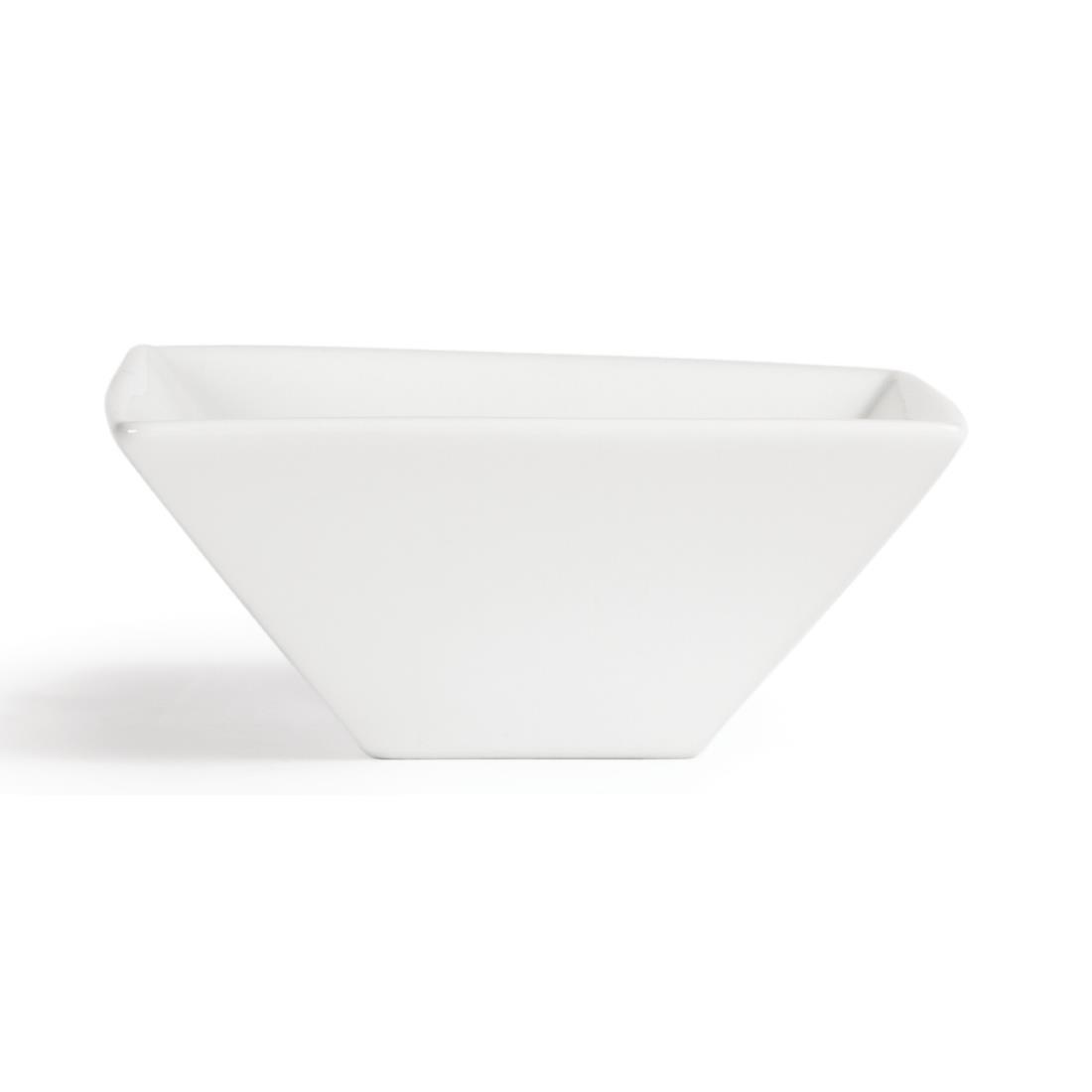 Olympia Whiteware Square Bowls 170mm (Pack of 12) - U829  - 3