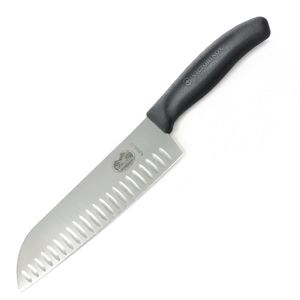 Victorinox Santoku Knife Fluted Edge 17cm - D828  - 1