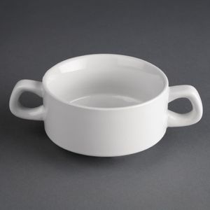 Olympia Athena Stacking Soup Bowls 160mm 290ml (Pack of 12) - CF369  - 1