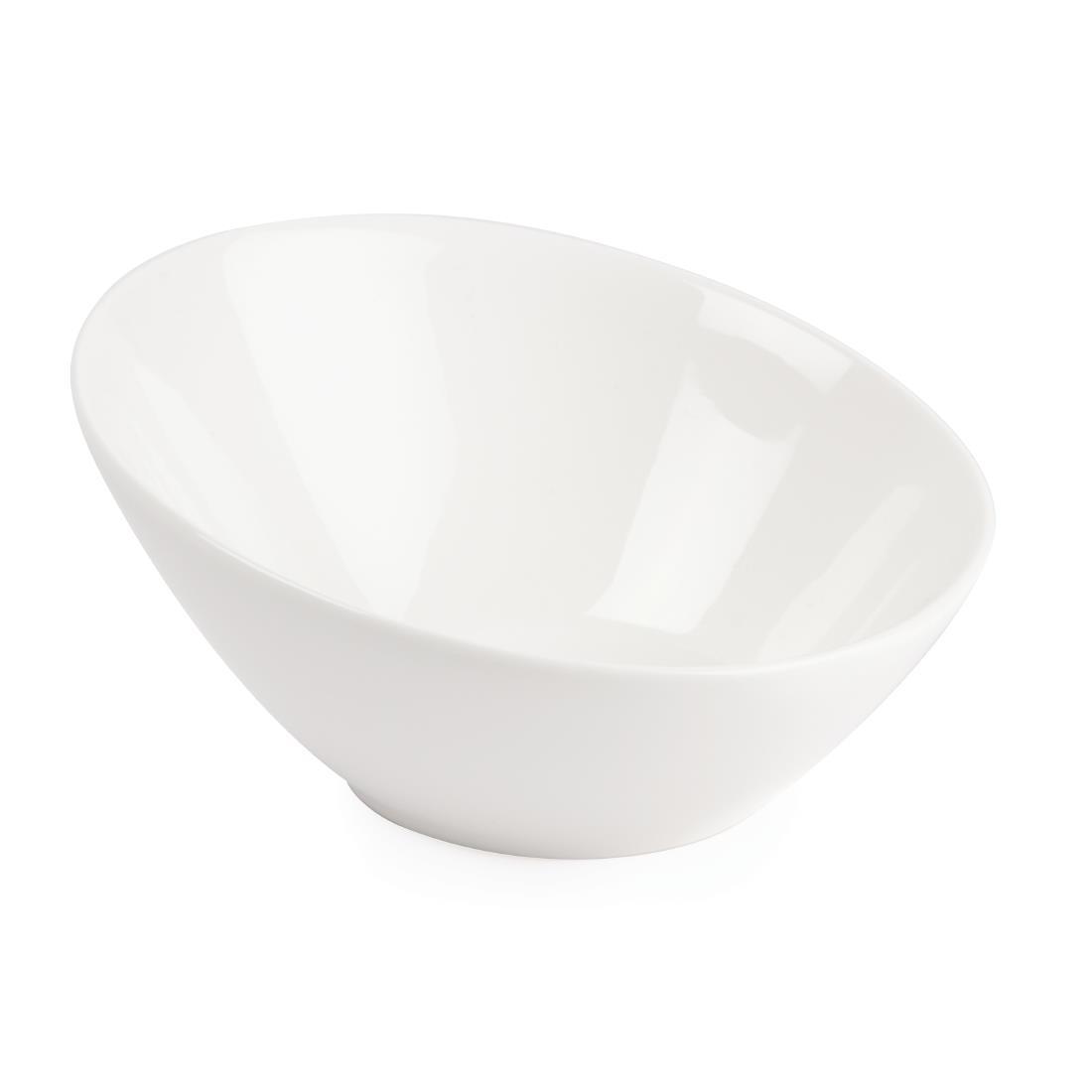 Olympia Lumina Oval Sloping Bowls 148mm (Pack of 6) - CF383  - 3