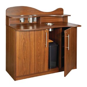 Coffee Station Walnut Finish - FW549  - 2