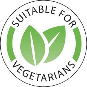 Vogue Vegetarian Labels (Pack of 1000) - U913  - 1