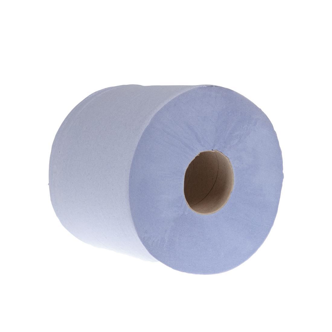 Jantex Blue Centrefeed Rolls 1ply 300m (Pack of 6) - GD833  - 2