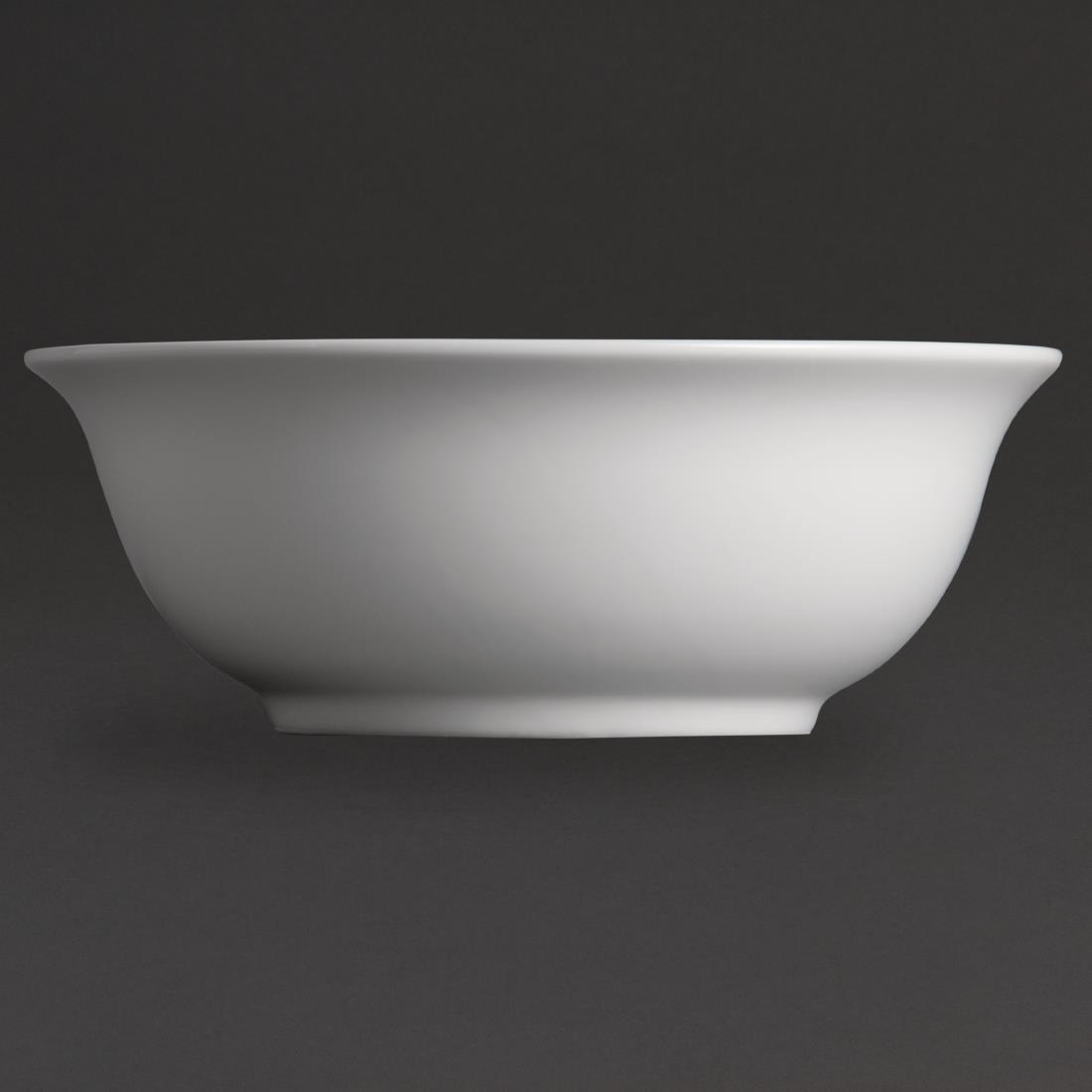 Olympia Whiteware Salad Bowls 235mm (Pack of 6) - W436  - 1