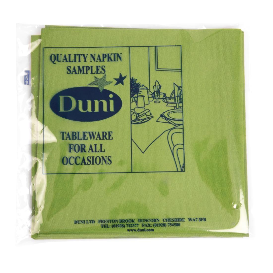 Duni Dinner Napkin Green 40x40cm 1ply 1/8 Fold (Pack of 540) - FA140  - 4