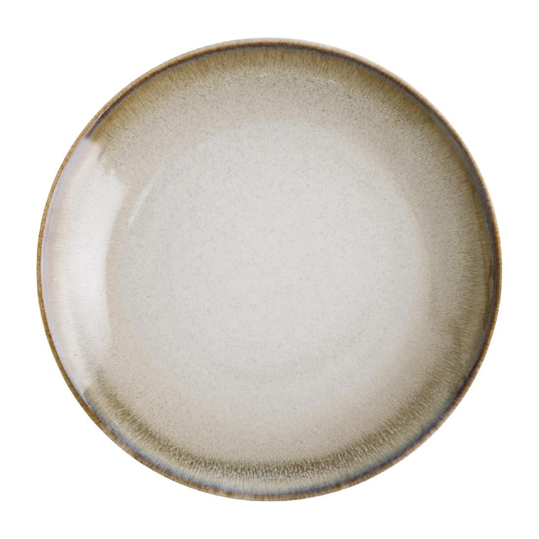 Olympia Birch Taupe Coupe Plates 270mm (Pack of 6) - DR783  - 1