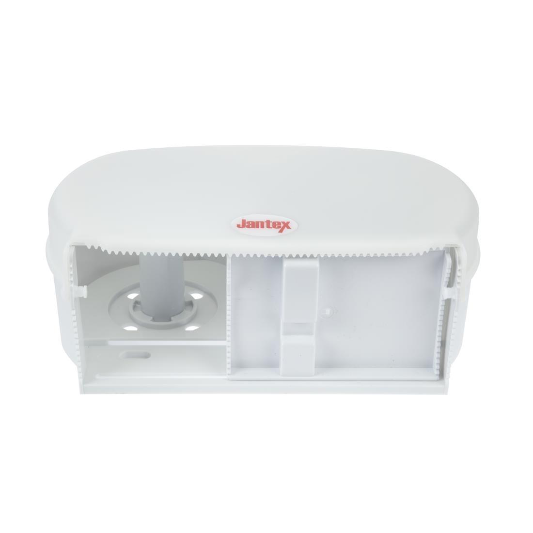 Jantex Micro Twin Toilet Roll Dispenser - GL062  - 4