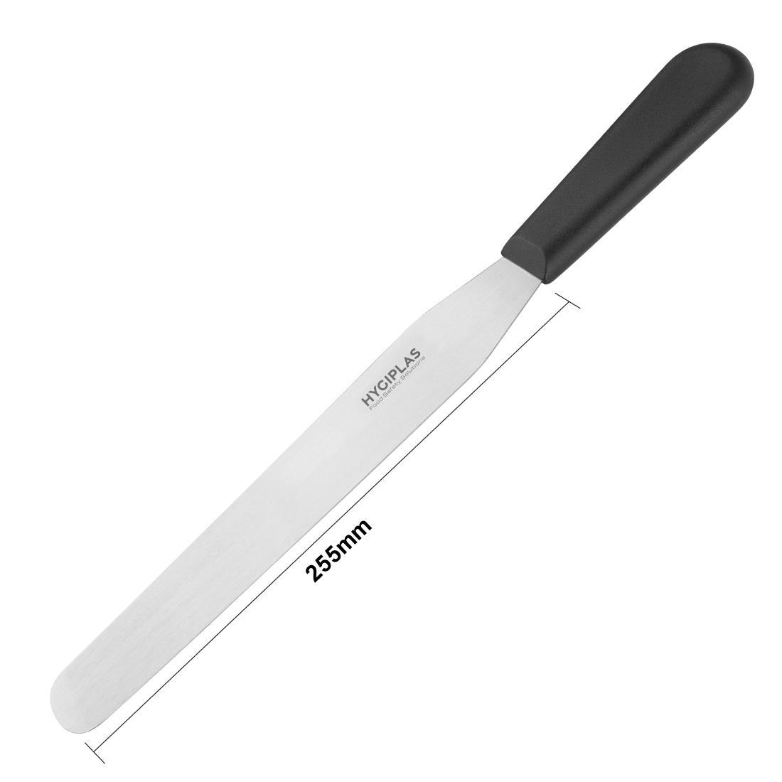 Hygiplas Straight Blade Palette Knife Black 25.5cm - D406  - 5