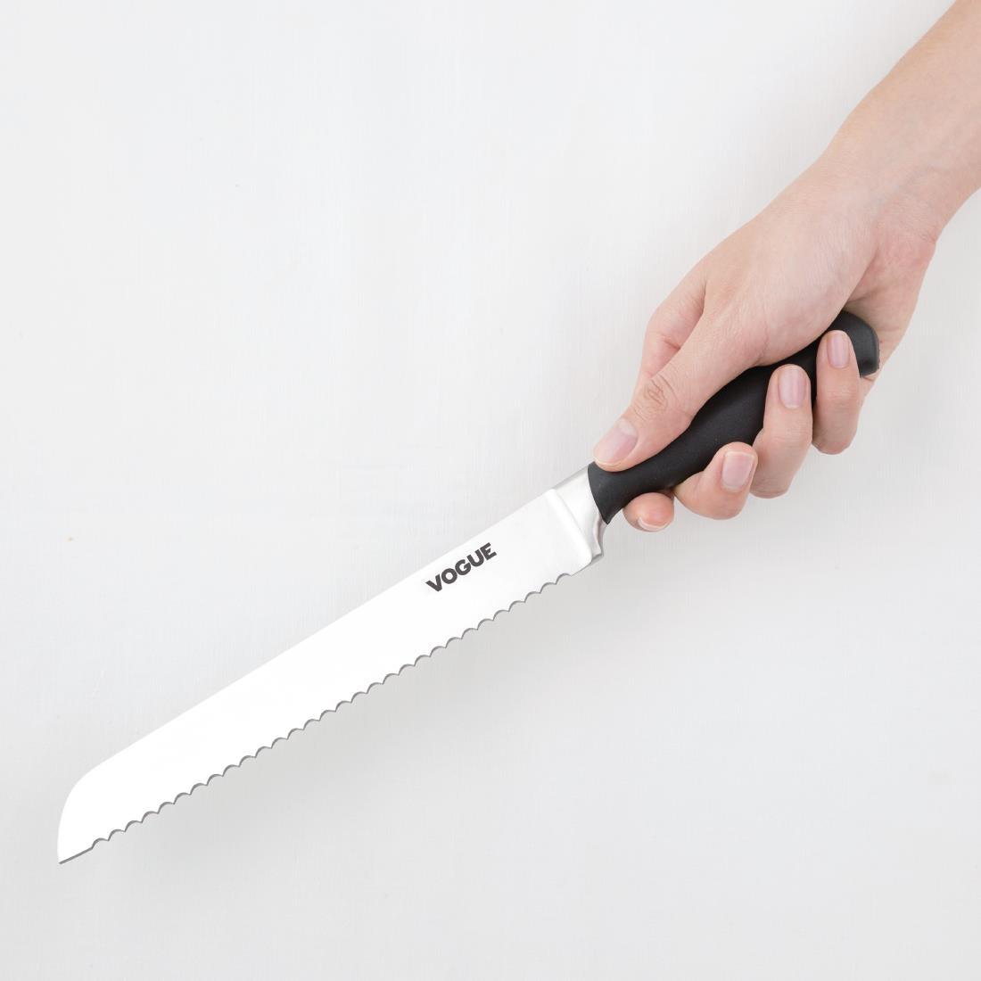 Vogue Soft Grip Bread Knife 20.5cm - GD753  - 2