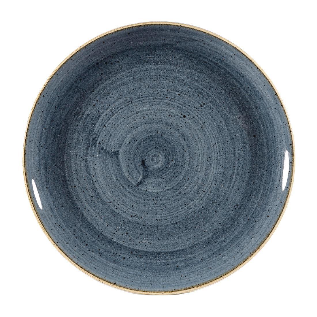 Churchill Stonecast Coupe Plates Blueberry 288mm (Pack of 12) - DW350  - 1