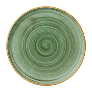 Stonecast Samphire Green Walled Plate 10 1/4 " (Box 6) - FJ914  - 1