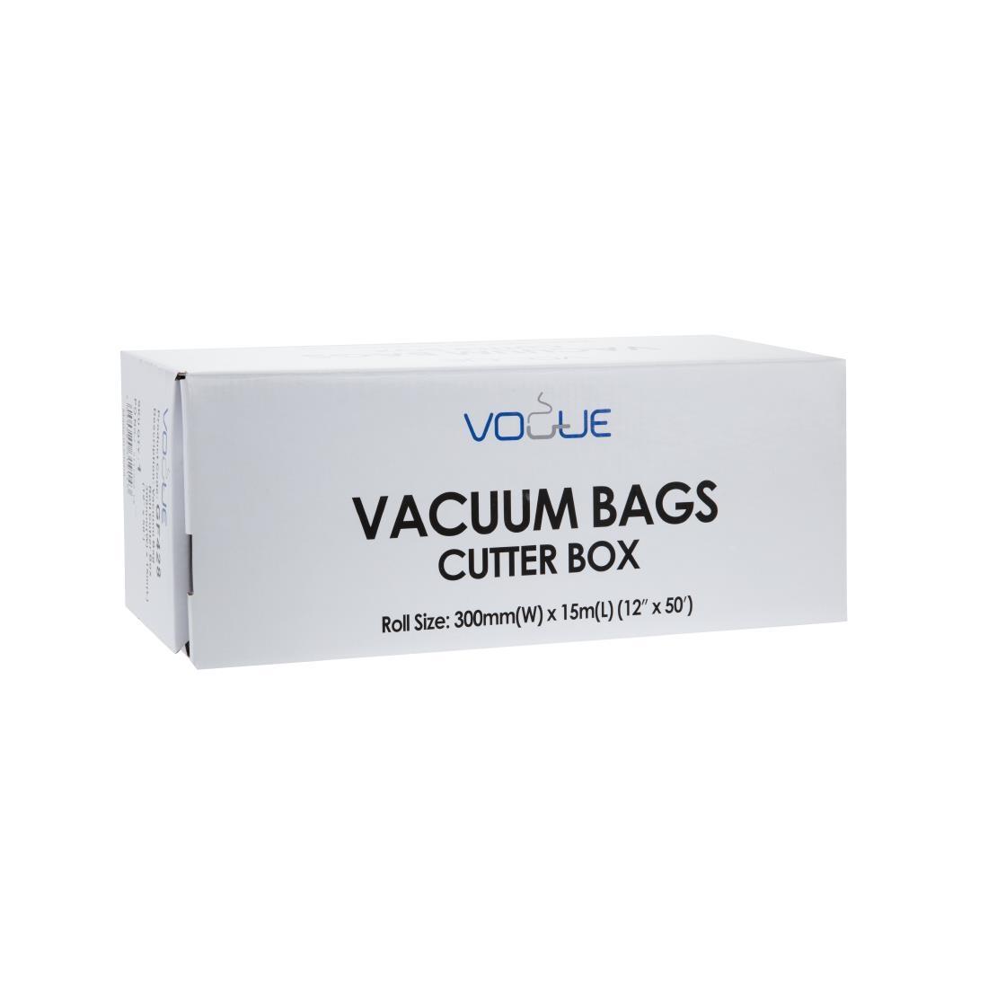 Vogue Vacuum Pack Roll with Cutter Box 300mm - GF428  - 1